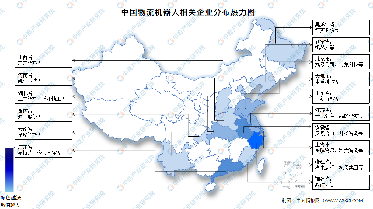 2023年中国物流机器人行业市场规模及企业分布预测分析（图）(图2)