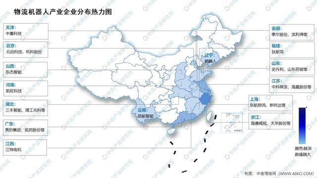 2024年中国物流机器人市场规模及区域分布情况预测分析(图2)