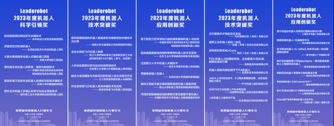 创新·荣耀！LeadeRobot2024年度机器人科技系列奖项申报中(图3)